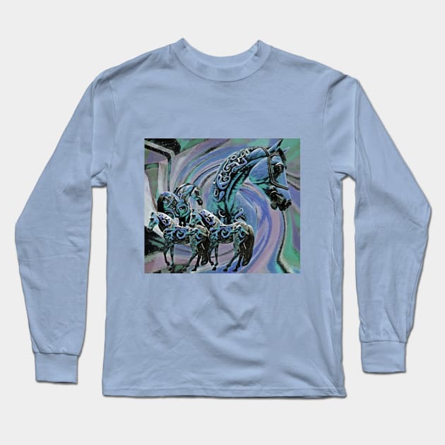 Your Lucky Horse V4 Long Sleeve T-Shirt by walil designer